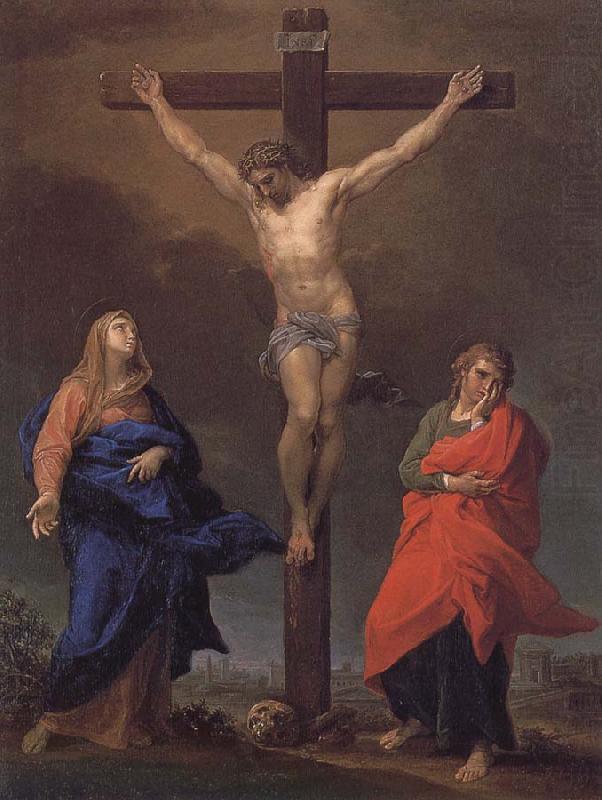 Pompeo Batoni The Cross of Christ, the Virgin and St. John s Evangelical china oil painting image